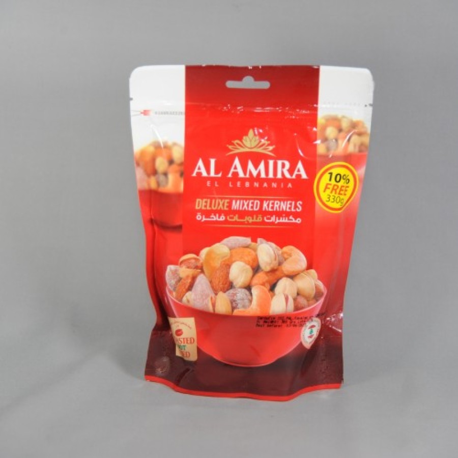 NUTS DELUXE MIXED KERNELS (RED BAG) AL AMIRA LEBANON 300 gr