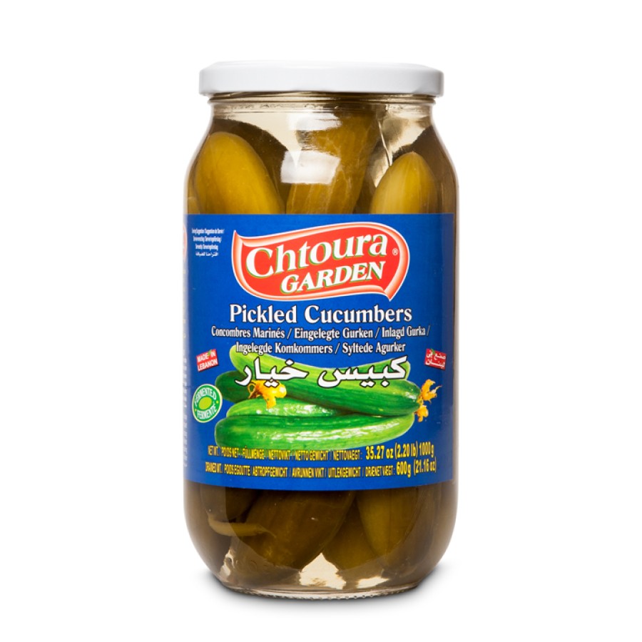 PICKLED CUCUMBERS CHTOURA GARDEN LEBANON 1000GR