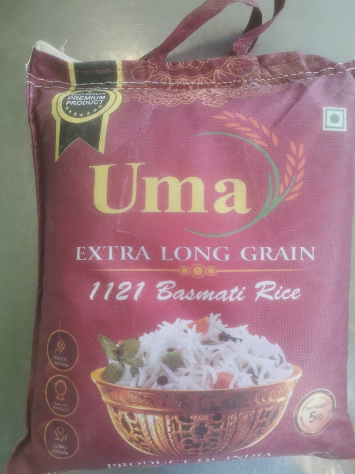 Uma Extra Long Basmati Rice 5 KG