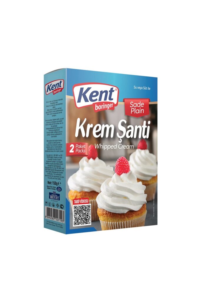 Kent Boringer Whipped Cream Plain 150 gr